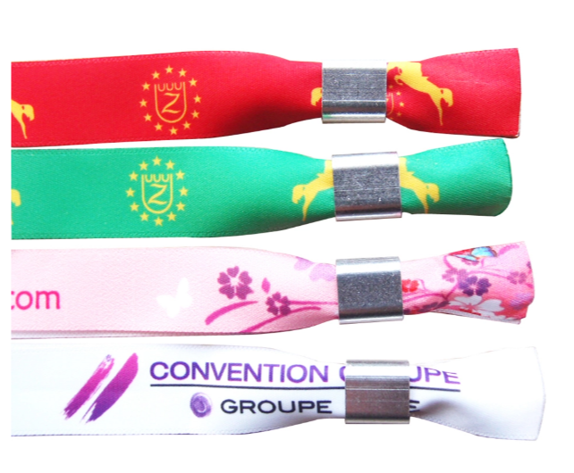 Printed Satin Wristband Concert VIP Event Identification