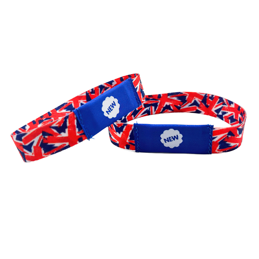Custom Printed Elastic Wristband For Event Identification