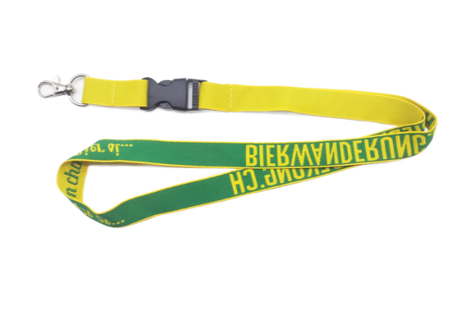 Custom Woven Lanyard School Club Member ID